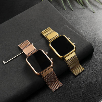 Luminous Led Student Digital Magnet Buckle Men&