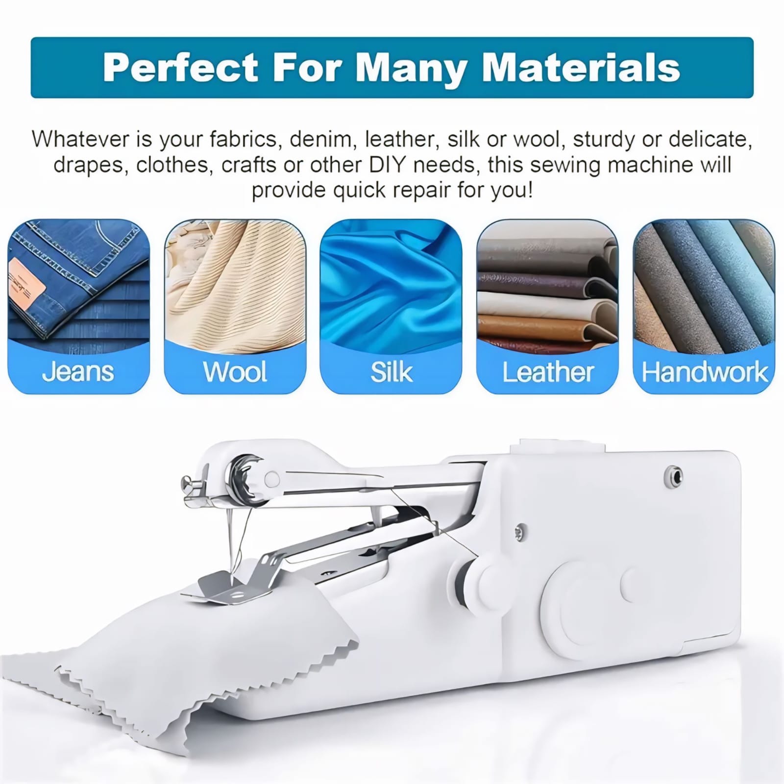 Portable Mini Stitch Machine Stitch Any Time in Anywhere