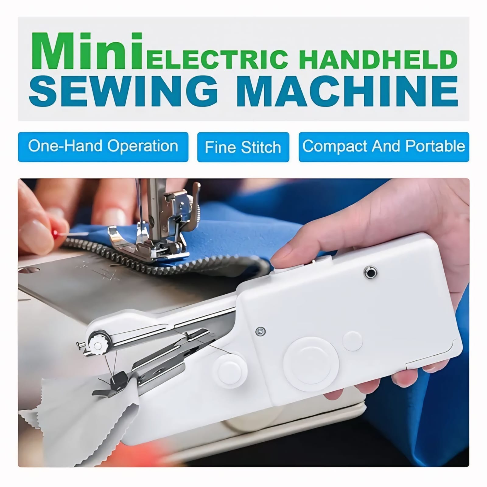Portable Mini Stitch Machine Stitch Any Time in Anywhere